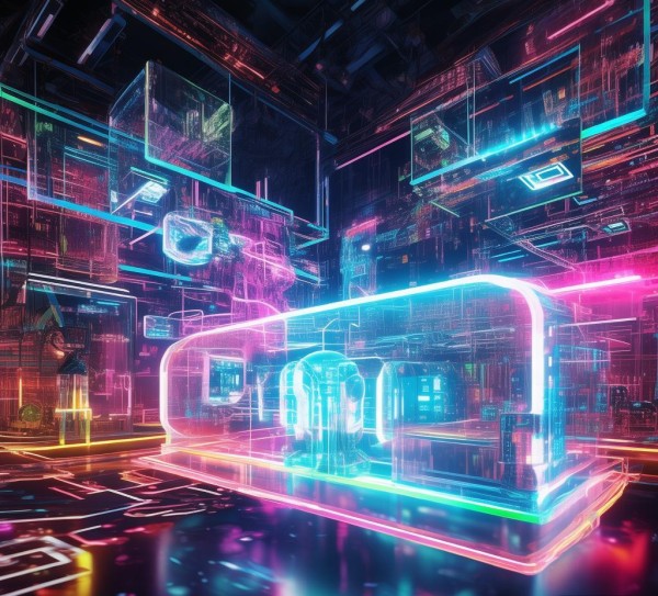 科技动态海报，未来科技的视觉盛宴